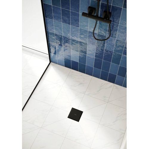 Точковий трап Hansgrohe RainDrain Point 56247670 Black 100/100 мм