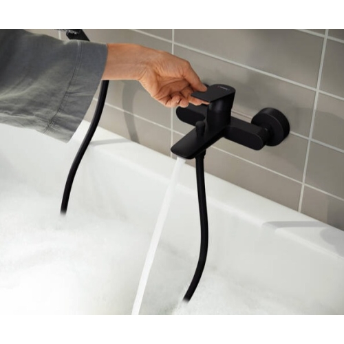 Змішувач Hansgrohe Rebris E для ванни . Matt Black 72450670