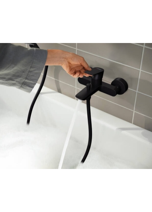 Смеситель Hansgrohe Rebris E для ванной. Matt Black 72450670