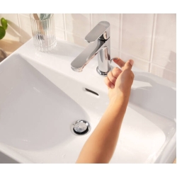 Змішувач Hansgrohe Rebris S 110  для умивальника з  д/к pop-up . Chrome 72517000