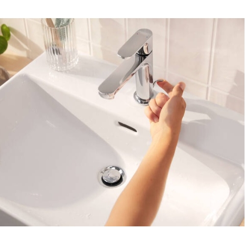 Змішувач Hansgrohe Rebris S 110  для умивальника з  д/к pop-up . Chrome 72517000