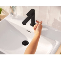 Змішувач Hansgrohe Rebris S 110 Coolstart для умивальника з д/к pop-up, Matt Black 72519670