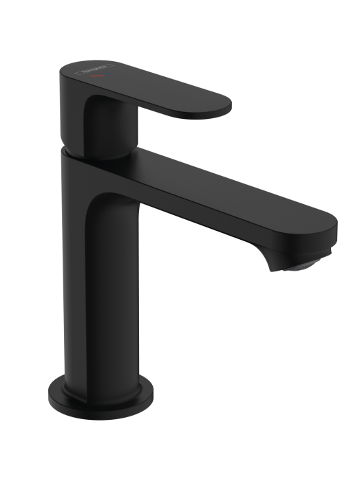 Змішувач Hansgrohe Rebris S 110 Coolstart для умивальника з д/к pop-up, Matt Black 72519670