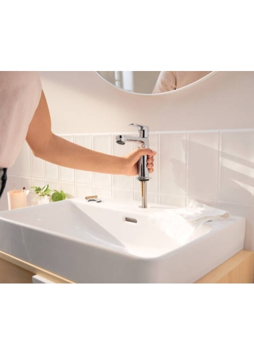 Смеситель Hansgrohe Rebris S 110 Coolstart для умывальника без д/к. Chrome 72520000