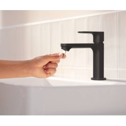 Смеситель Hansgrohe Rebris S 110 Coolstart для умывальника без д/к. Matt Black 72520670