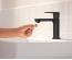 Змішувач Hansgrohe Rebris S 110 Coolstart для умивальника без д/к. Matt Black 72520670