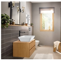 Смеситель Hansgrohe Rebris E 240 CoolStart для умывальника с д/к pop-up. Matt Black 72581670