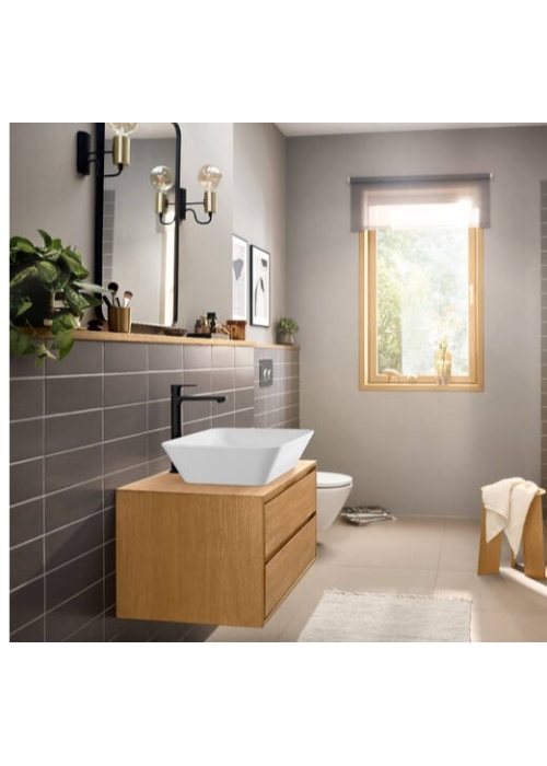 Смеситель Hansgrohe Rebris E 240 CoolStart для умывальника с д/к pop-up. Matt Black 72581670