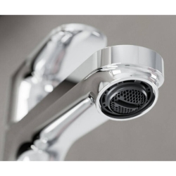 Смеситель Hansgrohe Rebris S 110 Coolstart EcoSmart+ для умывальника с д/к pop-up. Chrome 72588000