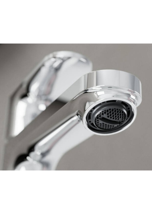 Смеситель Hansgrohe Rebris S 110 Coolstart EcoSmart+ для умывальника с д/к pop-up. Chrome 72588000