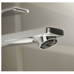 Смеситель Hansgrohe Rebris E 110 Coolstart EcoSmart+ для умывальника с д/к pop-up. Chrome 72589000