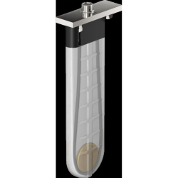 Шланг для душової лійки Hansgrohe SBox Square 1,45 м врізний в борт ванни 28010000 (Пошкоджене пакування)