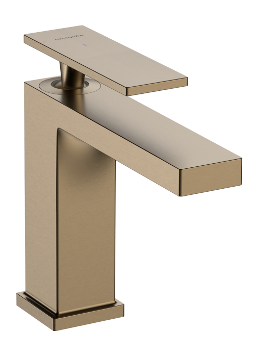 Змішувач Hansgrohe Tecturis E 110 CoolStart для умивальника без донного клапана, Brushed Bronze (73012140)