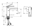 Смеситель Hansgrohe Tecturis E 110 CoolStart для умывальника без донного клапана, Chrome (73012000)