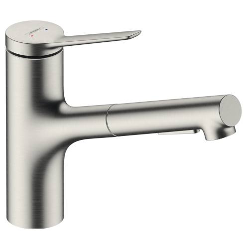 Смеситель кухонный Hansgrohe Zesis  M33 150 2jet  с выдвижным изливом 74800800