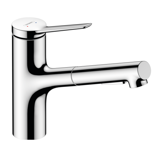 Змішувач кухонний  Hansgrohe Zesis  M33 150 2jet  з витяжним виливом Chrome 74800000