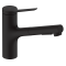 Змішувач кухонний Hansgrohe Zesis M33 150 2jet з витяжним виливом Matt Black 74800670