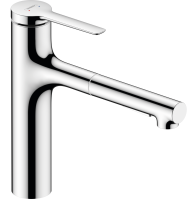 Змішувач кухонний Hansgrohe Zesis M33 160 2jet з витяжним виливом Chrome 74801000