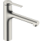 Змішувач кухонний Hansgrohe Zesis M33 160 2jet з витяжним виливом Stainless Steel Finish 74801800