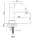Смеситель для раковины IMPRESE LASKA, однорычажный, 05040(25)