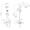 Душова система з термостатом Imprese CENTRUM W Т-15520