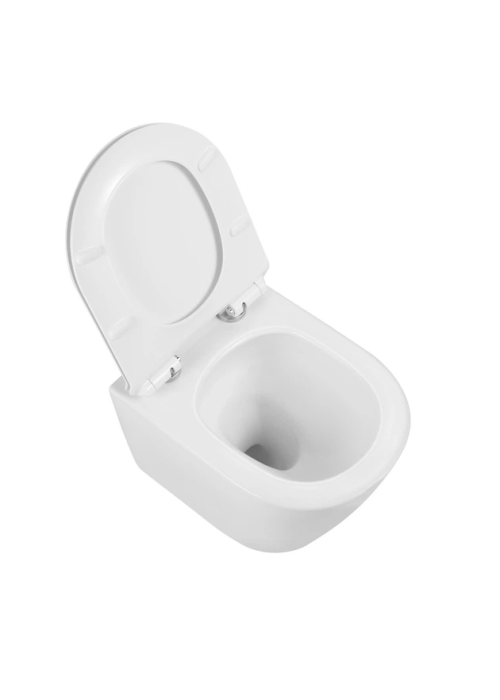 Унітаз підвісний Imprese DOBRY TWIST безобідковий з сидінням з дюропласту Slim slow-closing c06802203