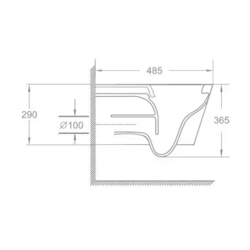 Унітаз підвісний Imprese KUBIK  безободковий з дюропластом soft-close c06810200