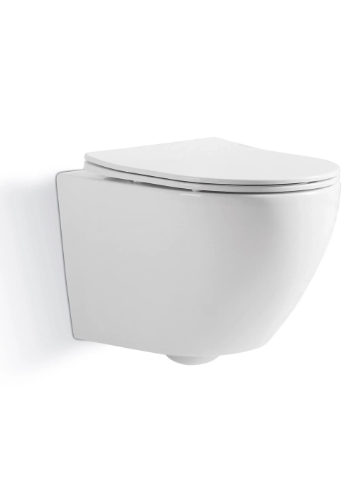 Унітаз підвісний Imprese LESNA TWIST безободковий з дюропластом Slim slow-closing c06803900