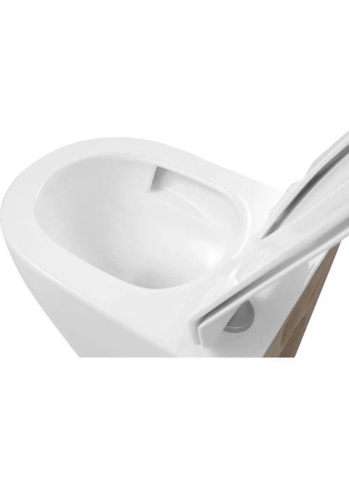 Унітаз підвісний Imprese SVETLY TWIST безобідковий з сидінням з дюропласту Slim slow-closing c06805203