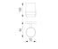 Тримач зі склянкою IMPRESE VALTICE, 120320