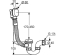 Сифон KLUDI ROTEXA 2000 Злив-перелив для ванни, G 1 1/2 2130005N-00