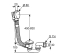 Сифон KLUDI ROTEXA 2000 Злив-перелив для ванни, G 1 1/2 2140905-00