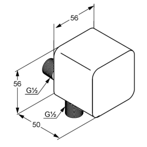 Шлангове з'єднання KLUDI A-QA (6554343-00)