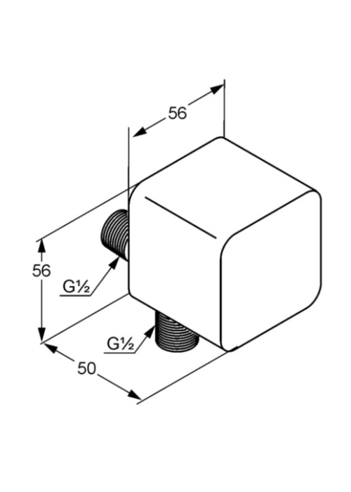 Шлангове з'єднання KLUDI A-QA (6554343-00)