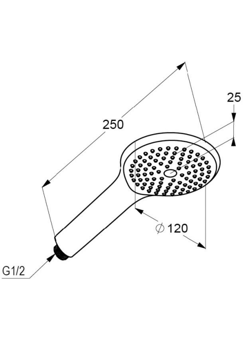 Душевая лейка KLUDI FRESHLINE (6780005-00)