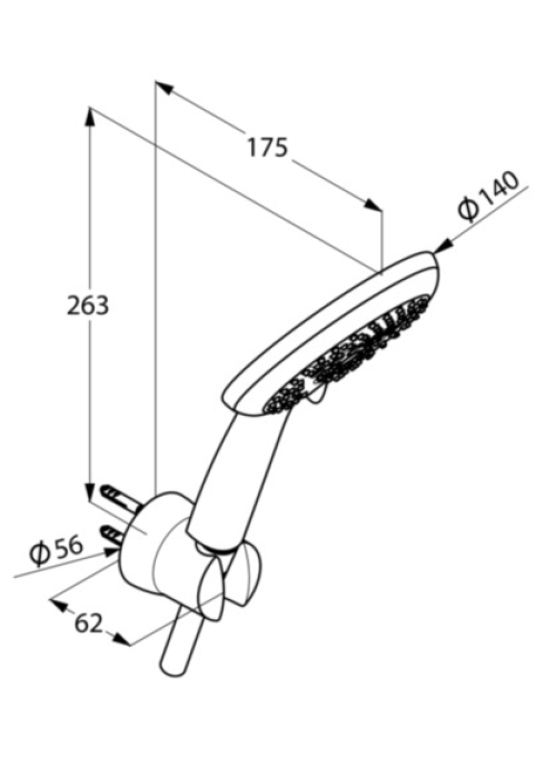 Душовий гарнітур KLUDI FRESHLINE (6795005-00)