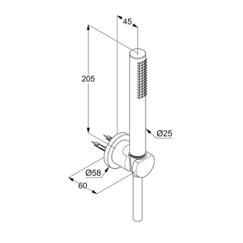 Душовий гарнітур Kludi Nova Fonte Puristic 2085005-15