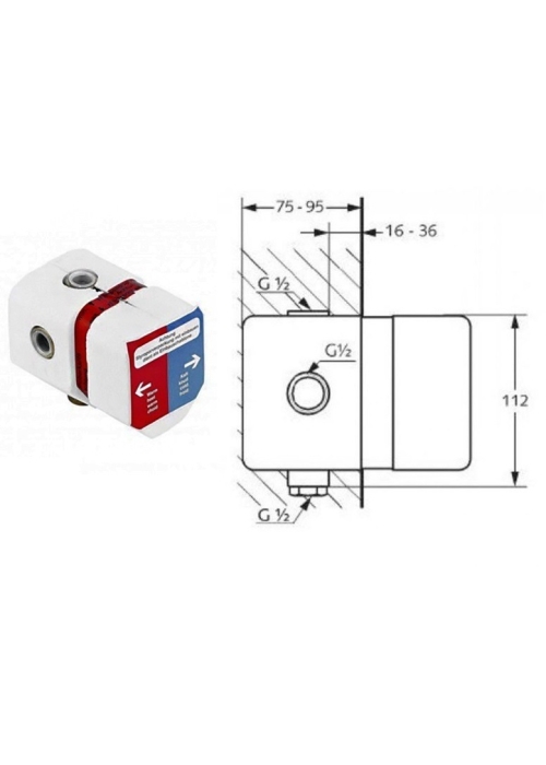 Набор скрытого монтажа KLUDI Pure&Easy (376300565)