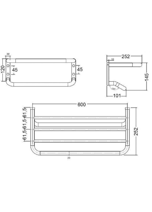 Рушникотримач KLUDI A-XES (4898905)