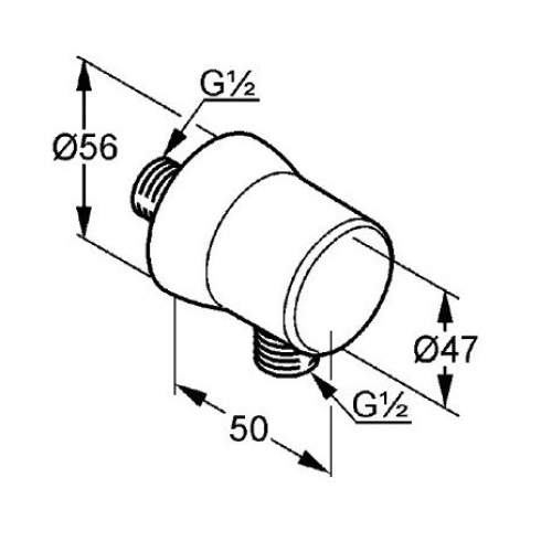 Шлангове з'єднання KLUDI BALANCE (5206105-00)