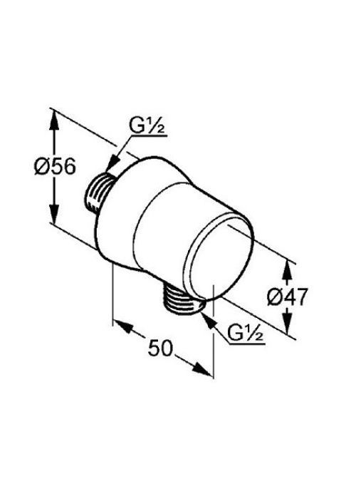 Шлангове з'єднання KLUDI BALANCE (5206105-00)