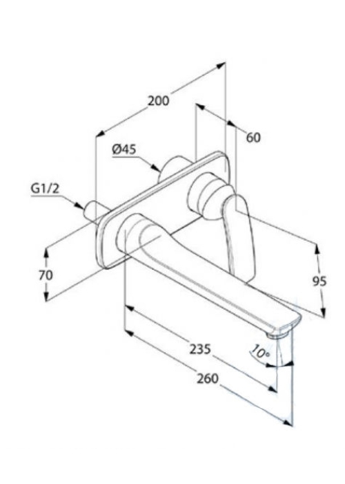 Змішувач для умивальника KLUDI BALANCE (522470575)