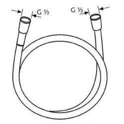 Шланг для душу KLUDI Logoflex 6105705-00