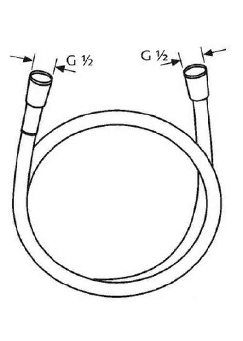 Шланг для душу KLUDI Logoflex 6105705-00