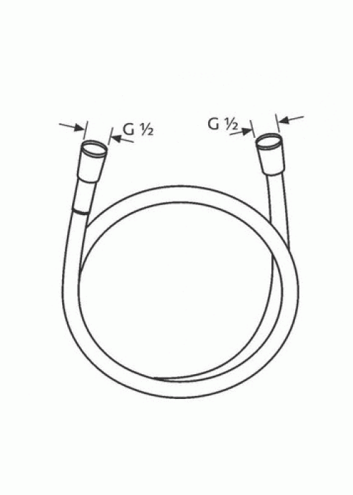 Шланг для душу Kludi Suparaflex 125 см, 6107187-00