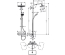 Душова система Hansgrohe Croma E Showerpipe 280 1jet із термостатом 27630000