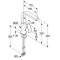 Змішувач для умивальника з поворотним виливом KLUDI Zenta SL, 480280565