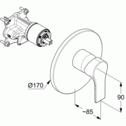 Смеситель для душа KLUDI Zenta SL, 486550565