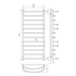 Сушка для рушників Laris Євромікс П12 500 х 1200