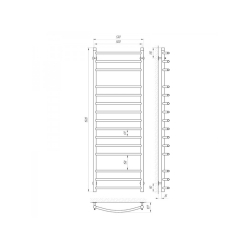 Полотенцесушитель Laris Класик П15 500 х 1500
